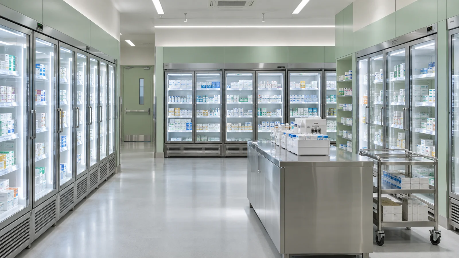 药品储存区：冷藏品类分区应用方案示意
